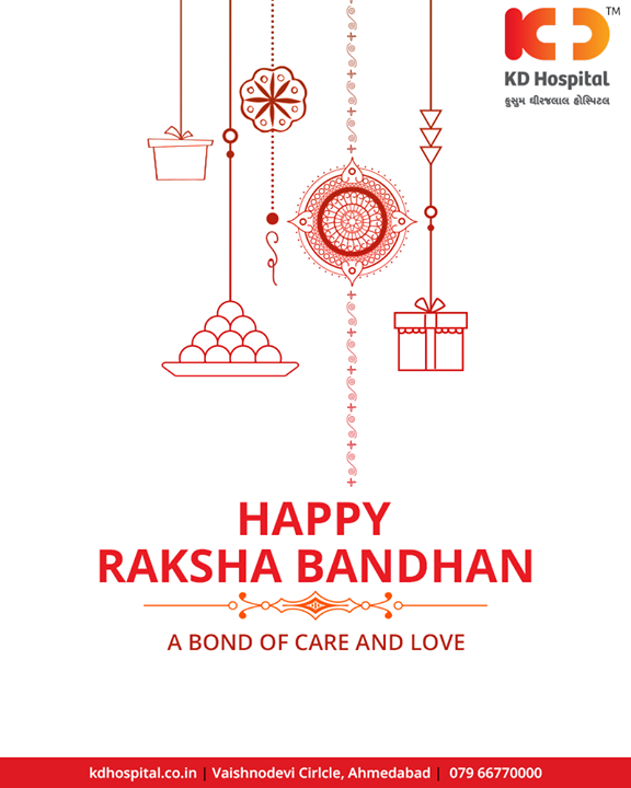 A bond of care and love.

#HappyRakshaBandhan #RakshaBandhan #RakshaBandhan2018 #KDHospital #Ahmedabad