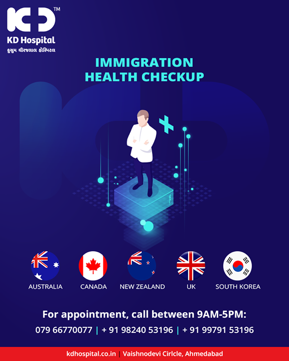 Be sure to get yourself checked before you leave for your next foreign tour! 

#KDHospital #GoodHealth #Ahmedabad #Gujarat #India