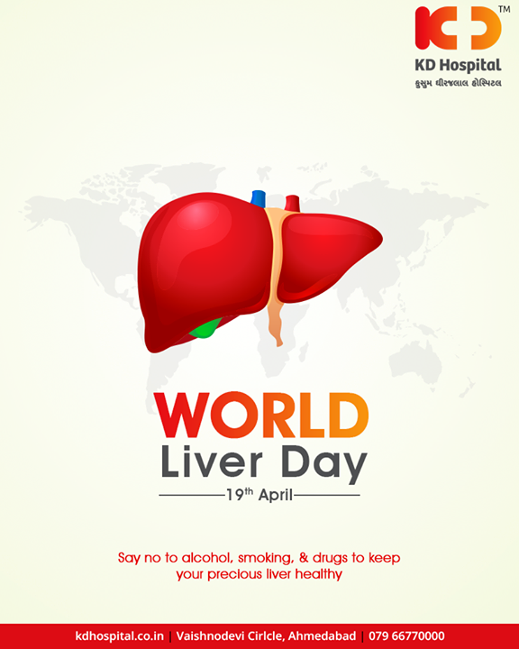 Make sure to aware yourself and others about liver infections and get timely checkups and treatments to cut needless deaths from the treatable infections.

#WorldLiverDay #LiverDay  #KDHospital #GoodHealth #Ahmedabad #Gujarat #India
