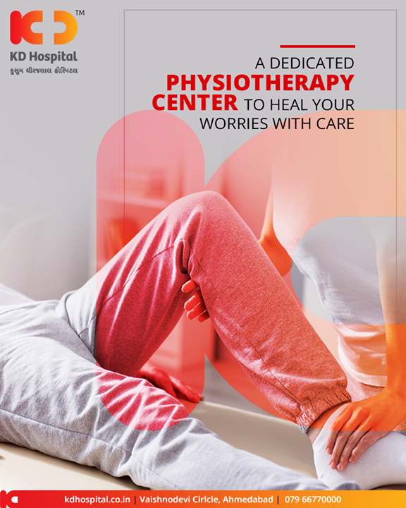 The focus of KD Hospital’s physiotherapy center in Ahmedabad is to provide the services of best physiotherapist in Ahmedabad and furnish accessible, affordable, safe, efficacious, professional, ethical, and comprehensive care and services to the patients.

#KDHospital #GoodHealth #Ahmedabad #Gujarat #India