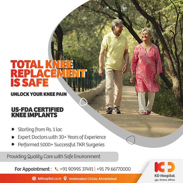 Is knee pain hindering your day-to-day lifestyle leaving you unfit for chores? Call +91-8780932646 or +91-7966770000 to book an appointment for your smooth and safe recovery under the guidance of our team of expert orthopaedic surgeons to help you get back on your knees. 

#KDHospital #goodhealth #healthiswealth #healthyliving #patientscare #kneereplacement #kneepain #kneesurgery #orthopedicsurgery #physicaltherapy #orthopaedics #jointreplacement #kneereplacementsurgery #kneeinjury #orthopedic #kneerehab #jointpain #StayAware #StaySafe #pandemic #Ahmedabad #Gujarat #India