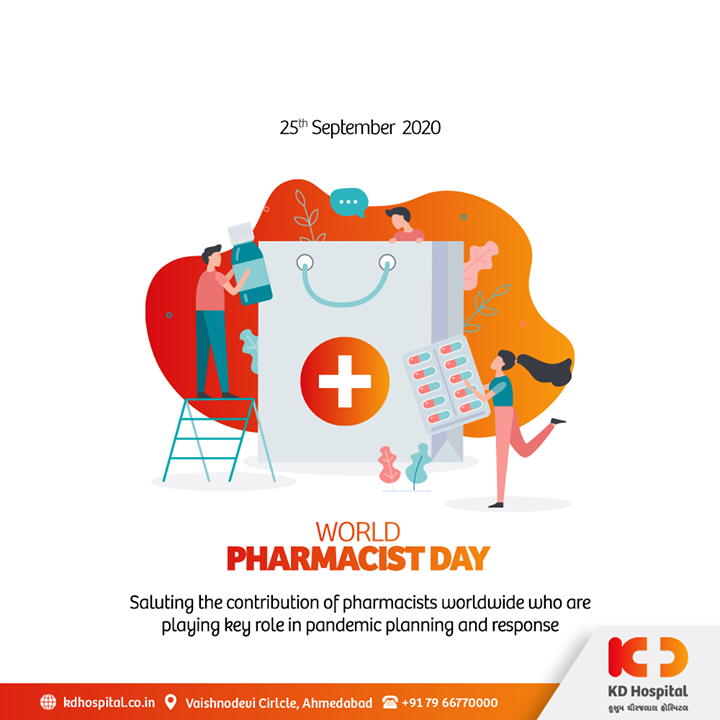 Cherishing the pharmacists all over the world who has been making difference in the lives of millions of people by dispensing and selling safe medicines while we stayed restricted in the lockdown, Happy World Pharmacist Day. 

#KDHospital #WorldPharmacistDay #Pharmacist #pharmacy #medicines #vaccines #research #goodhealth #healthiswealth #healthyliving #patientscare #StayAware #StaySafe #Doctors #DoctorsOfInstagram #Diagnosis #Therapeutics #goodhealth #social #socialmediamarketing #digitalmarketing #pandemic #Ahmedabad #Gujarat #India