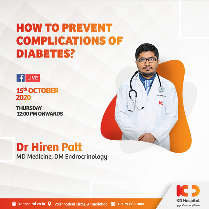 Long haul complications of diabetes grow slowly. Longer the chronicity of diabetes, lesser controlled sugar in your blood, and higher the risk of developing complications. Dr Hiren Patt talks about 