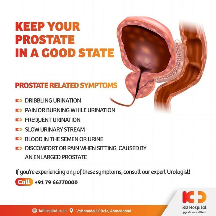 A prostate check enables your doctor to analyze an expanded or enlarged prostate. Screening includes searching for early indications of an infection or disease in individuals who don't have any manifestations.

#KDHospital #ProstateCheck #ProstateExam #Urology #Urologist #Covid19 #Covid #DoctorsOfInstagram #Diagnosis #Therapeutics #goodhealth #pandemic #socialmedia #socialmediamarketing #wellness #wellnessthatworks #Ahmedabad #Gujarat #India