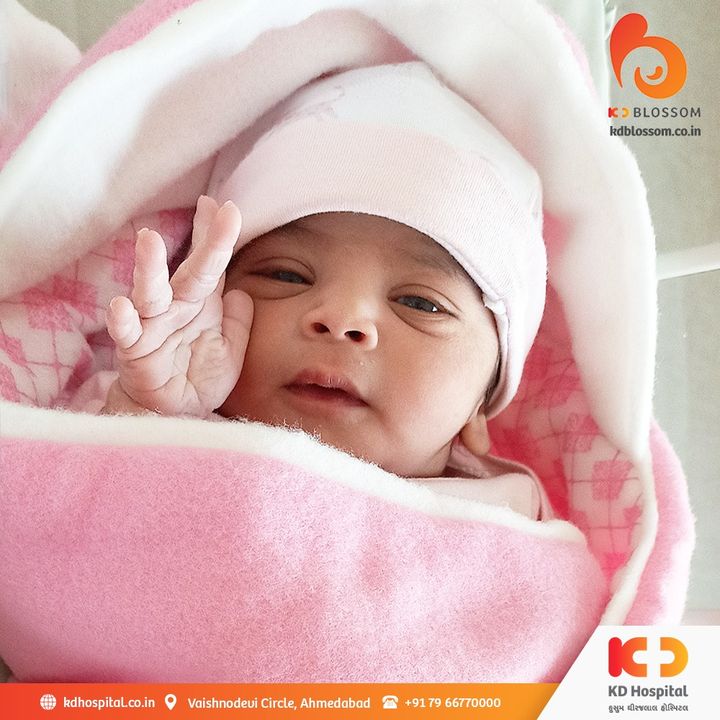 Our cute KD Blossom baby is ready to wave 2020 goodbye and at the same time, keeping her fingers crossed for the year to come. 

#KDBlossom #KDHospital #NewYear #Goodbye2020 #CovidVaccines #delivery #BabyDelivery #Gynaecologist #Paediatrician #Obstetrician #Gynaecology #Paediatrics #Obstetrics #Fertility #Fertilitytreatment #Neonatology #HighRiskPregnancy #Delivery #HealthIsWealth #HealthyLiving #Patientscare #Ahmedabad #Gujarat #indian