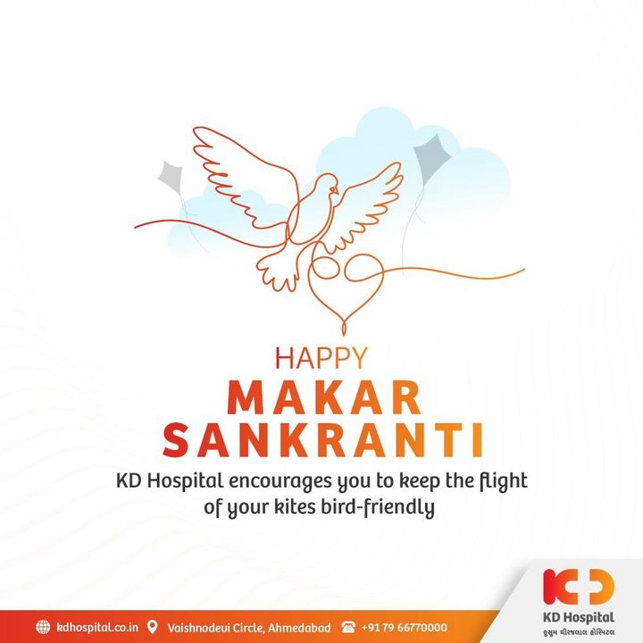 May the warmth of  this new beginning fade away your illness and inspire you to live healthier.
Wishing you and your loved ones Happy & safe  Makar Sankranti!

#KDHospital #HappyMakarSankranti #MakarSankranti #MakarSankranti2021 #festival #Indianfestival #festivevibes #positivevibs #happiness #Diagnosis #Therapeutics #goodhealth #pandemic #socialmedia #socialmediamarketing #digitalmarketing #wellness #wellnessthatworks #Ahmedabad #Gujarat #India