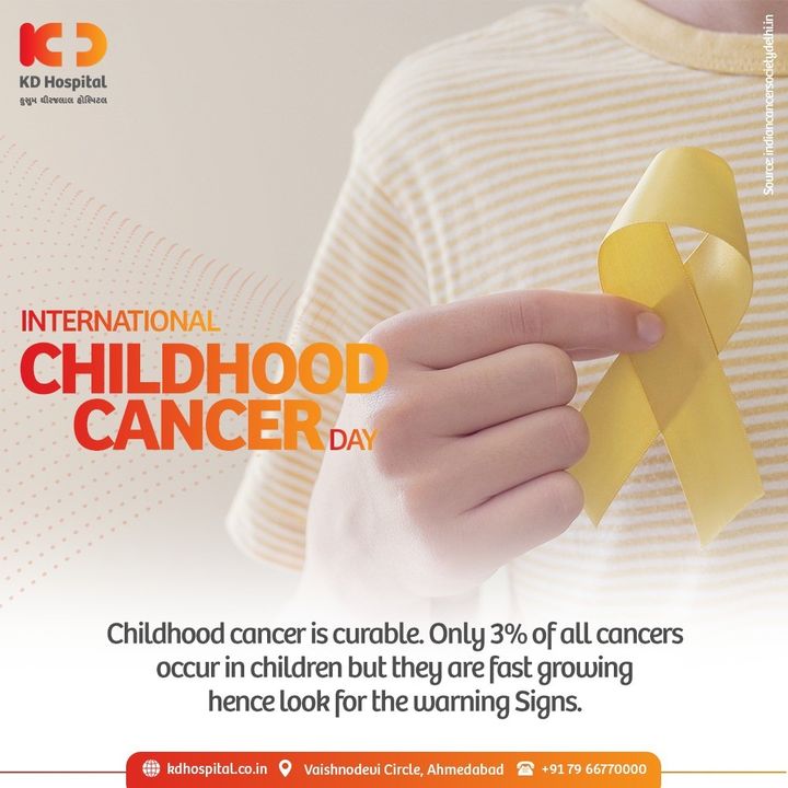 Cancer in children is quite different from that in adults in many ways. Although the actual number of children who develop cancer is small, the cure rate is high and the total number of productive life years saved by curing these children is significantly high and therefore the effort in treating them appropriately is all the more worthwhile and fulfilling.
#KDHospital #CancerinChildren #CancerAwareness #Awareness #goodhealth #pandemic #socialmedia #socialmediamarketing #digitalmarketing #wellness #wellnessthatworks #Ahmedabad #Gujarat #India