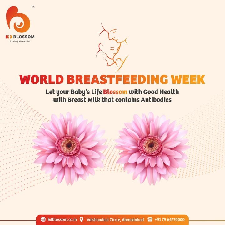 Let's protect, promote & support Breastfeeding on the evoke of Breast Feeding Week.

#KDHospital #Breastfeeding #BreastfeedingWeek #Breastmilk #Infant #Antibodies #Child #Doctors #Diagnosis #Therapeutics #goodhealth #patienttestimonial #patient #testimonial #testimony #soical #socialmediamarketing #digitalmarketing #wellness #wellnessthatworks #Ahmedabad #Gujarat #India