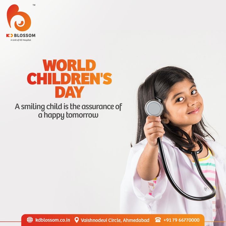 Healthy kids are the happiest!
Let your child live a happy life with a smile.

#KDHospital #ChildrensDay #HappyChildrensDay #ChildrensDay2021 #children #kids #happy #child #childhood  #family #baby #JawaharlalNehru #Nehru #smile #fun #cute #happiness #goodhealth #wellness #wellnessthatworks #Ahmedabad #Gujarat #India