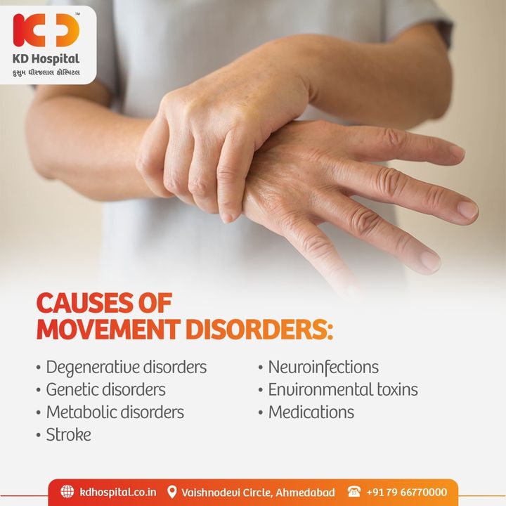Movement is not just a part of life; movement is life.

There are an array of complicated movement disorders that ruin lives. It is highly recommended to defeat disability by consulting the experts at KD Hospital.

 #KDHospital #causesofmovementdisorder #stress #stressfreelife  #healthylife #mentallyhapy #physicallyfit #doctor #health #healthcare #hospital #doctors #physicalcare #mentalcare #healthylifestyle #medlife #goodhealth #health #fitness #healthyliving #patientscare #Ahmedabad