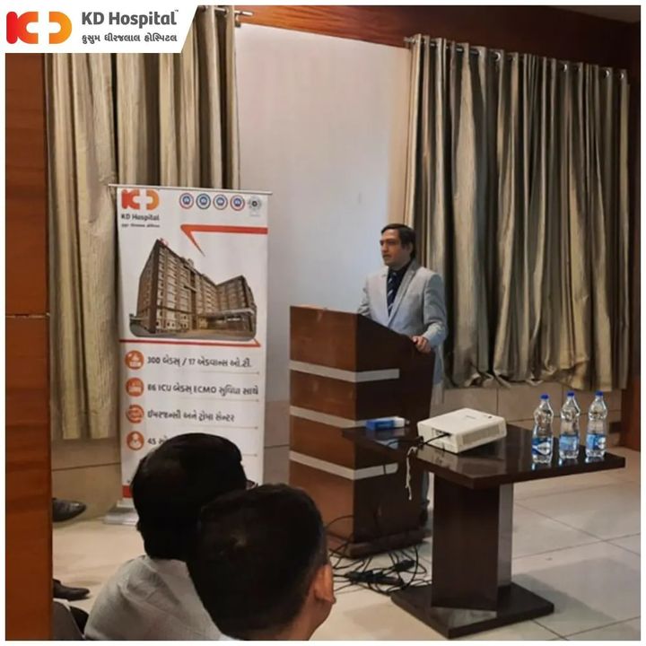 KD Hospital held an academic session along with IMA, Visnagar on 26th March 2022, which several members of the fraternity attended. The prominent speakers included Senior experts Dr Sandip Modh (Consultant Neurosurgeon), Dr Jigar Mehta (Chief Intensivist, Critical care) & Dr Kartik Desai (Consultant Gastroenterologist). Here are some glimpses of the event.

#KDHospital #cme #neurodepartment
#neuro #healthcare #criticalcare #intensivist #gastroenterologist  #gastro #icu #brain #neurosurgeon #neurosurgery #trendinginahmedabad