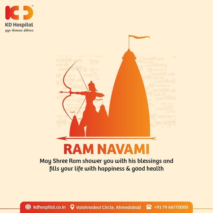 May the almighty light up your path towards greatness and good health on this auspicious day.

#KDHospital #NABHHospital #RamNavami #greetings #Indianfestivals #HealthCare