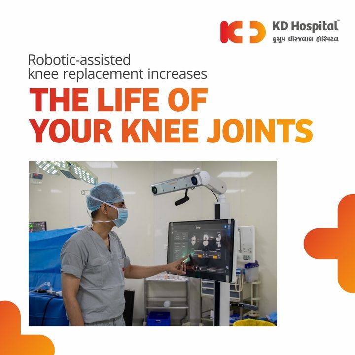 The robotic-assisted arm helps the surgeon in performing the surgery with highest degree of accuracy that it gives longevity to your joints. 

For more information, visit KD Hospital, Vaishnodevi Circle, SG Road, Ahmedabad - 382421
Contact on: 079 6677 0000
or 
Visit the website: www.kdhospital.co.in

#KDHospital #ahmedabad #robot #robotickneereplacement #kneereplacementsurgey #hospital #kneesurgery #technology #healthcare #qualitycare #surgeon #gujarat #india