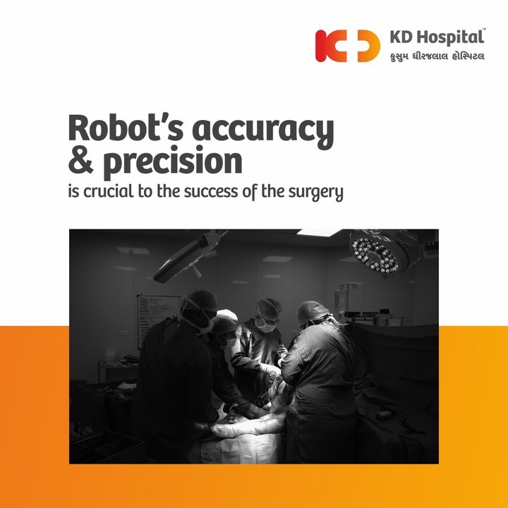 Precision and accuracy are key to the success in every step of the way of knee replacement surgery from planning to post-op.  

For more information, visit KD Hospital, Vaishnodevi Circle, SG Road, Ahmedabad - 382421
Contact on: 079 6677 0000
or 
Visit the website: www.kdhospital.co.in

#KDHospital #ahmedabad #robot #robotickneereplacement #kneereplacementsurgey #hospital #kneesurgery #technology #healthcare #qualitycare #surgeon #gujarat #india