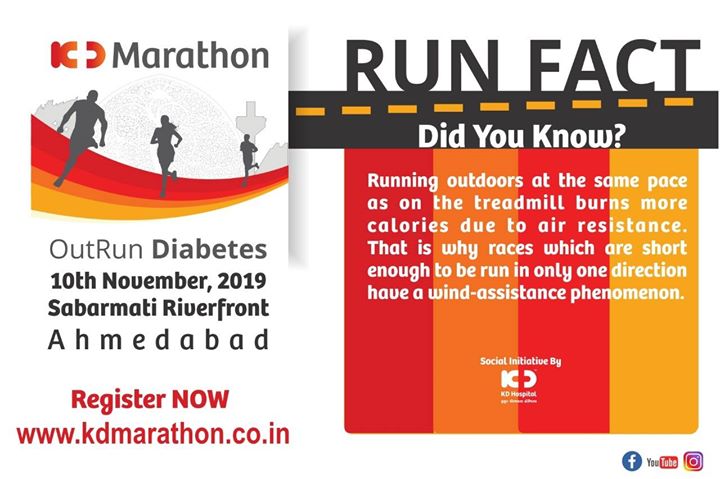 Run your way to good health! 

#runfacts #KDMarathon #OutRunDiabetes #diabetesawareness
#marathon #marathon2019 #marathonahmedabad #marathonsupport #running #run #amdavadi #ahmedabadmarathon #runningmarathon #GTPL #marathons #fitnessmotivation #runthecity