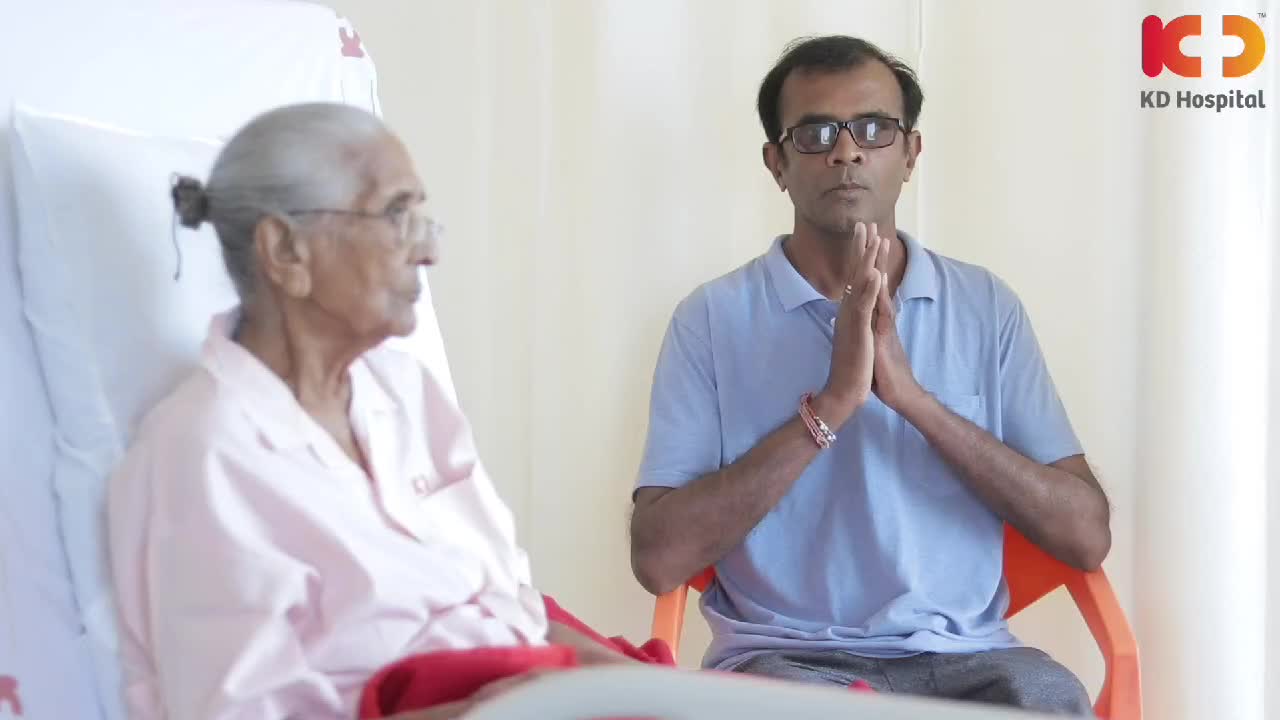 Mrs Leelawanti Dadiya, a 100+ year-old patient, displayed immense trust in the patient care that she received at KD Hospital. After suffering a stroke, she was stabilised & given special attention due to her age. Here is her grandson, thanking Dr. Sandeep Modh, 
Sr. Neurosurgeon and our entire healthcare staff for the excellent service.

#KDHospital #Compassion #Doctors #stroke  #goodhealth #patienttestimonial #patient #testimonial #testimony #soical #socialmediamarketing #digitalmarketing #wellness #wellnessthatworks #Ahmedabad #Gujarat #India #yourstomake #trendinginahmedabad