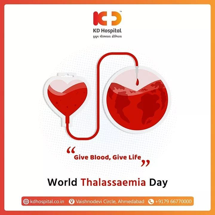 Give Blood, Give Life

#WorldThalassaemiaDay #KDHospital #goodhealth #health #wellness #fitness #healthiswealth #healthyliving #patientscare #Ahmedabad #Gujarat #India
