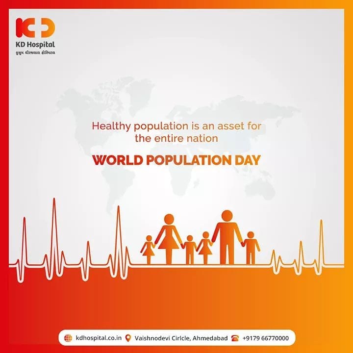 Healthy population is an asset for the entire nation

#WorldPopulationDay #PopulationDay #WorldPopulationDay2020 #KDHospital #goodhealth #health #wellness #fitness #healthy #healthiswealth #wealth #healthyliving #joy #patientscare #Ahmedabad #Gujarat #India