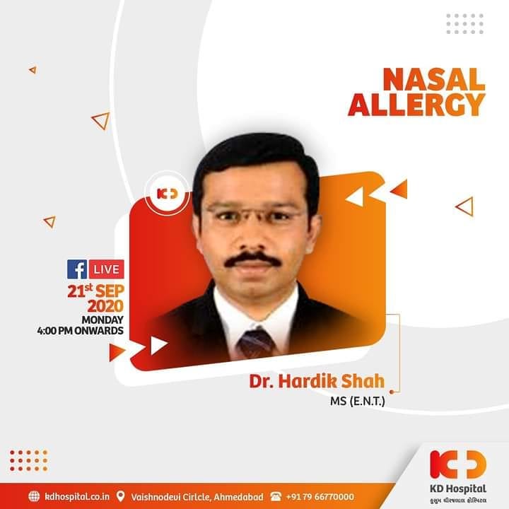Simple allergies could easily be confused with many of the symptoms of COVID-19 infection. Watch Dr Hardik Shah speaking on the 
