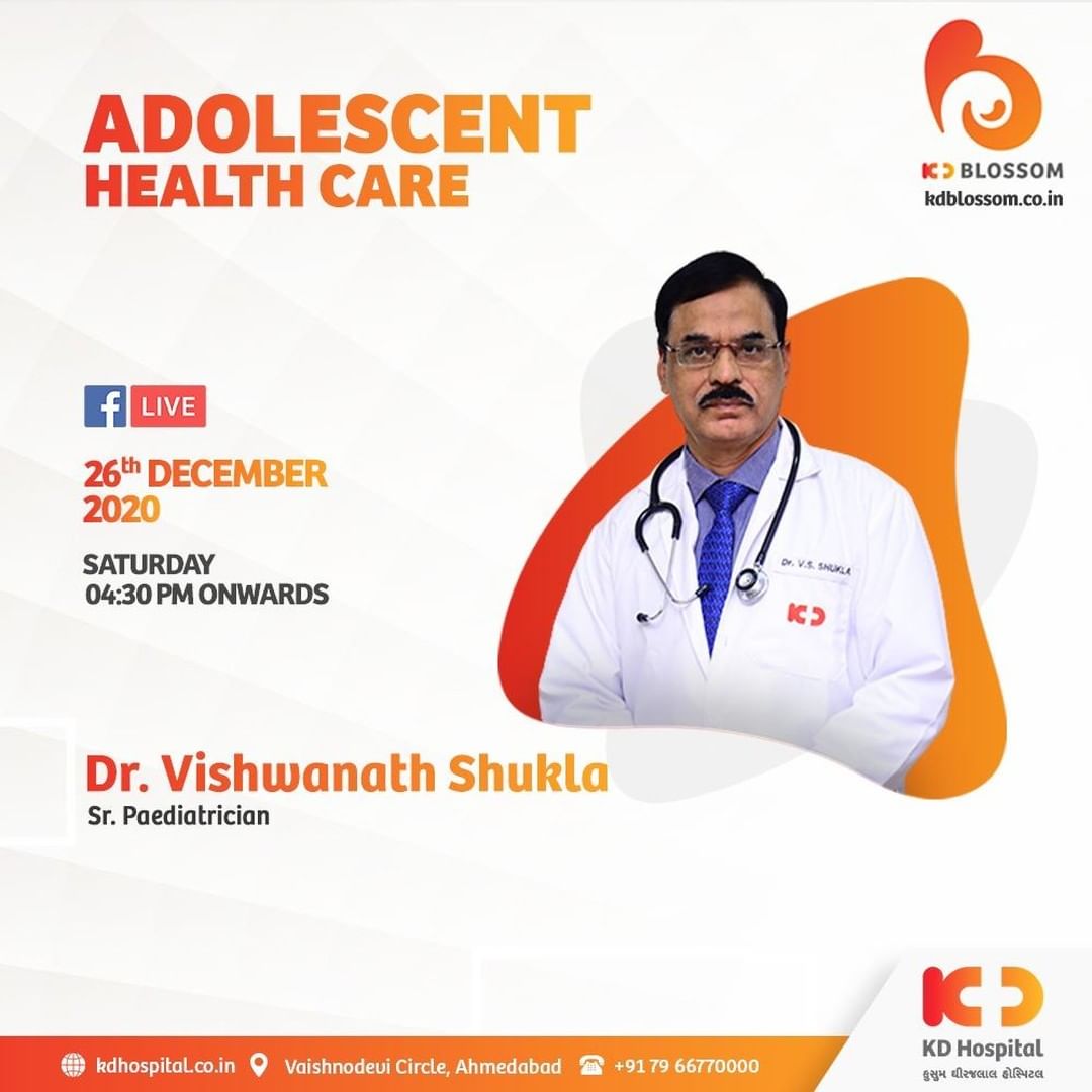 Foundation of good health begins at the very adolescent phase in any individual's life. Our Senior Pediatrician Dr. Vishwanath Shukla talks about 