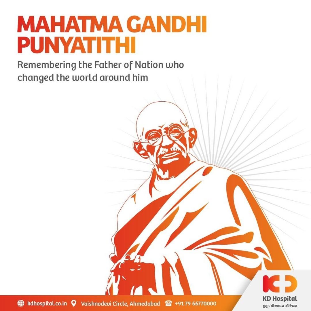 An ardent salute to the father of the nation Mahatma Gandhi Ji on his punyatithi. His virtues, struggles, and principles continue to inspire us all even today. 
#KDHospital #BestHospitalInIndia #MahatmaGandhi #MartyrsDay  #FreedomFighters #nation  #freedom #struggle #risk #life #interest #NABHHospital #QualityCare #hospitals #doctors #healthcare  #hospital #physicians  #wellnessthatworks #Ahmedabad #Gujarat #India