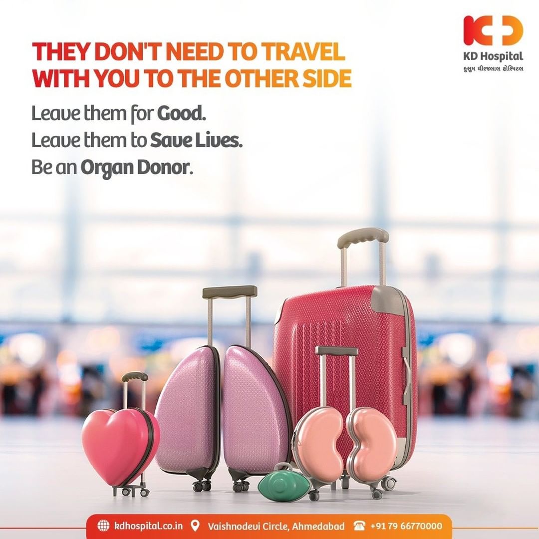 The gift of donation is the greatest gift of all.Take a pledge to donate your organs.Leave behind your Organs to save lives and be a Hero. Call Mr. Nikhil Vyas (Transplant Coordinator) +91 9714666773 for more information.

#KDHospital #OrganDonation #BeADonor #DonateOrgans #Awareness #goodhealth #pandemic #socialmedia #socialmediamarketing #digitalmarketing #wellness #wellnessthatworks #Ahmedabad #Gujarat #India