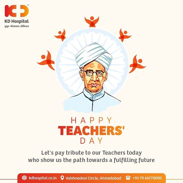 Today is the day to celebrate the ones who inspired us to reach greater heights & made our future bright. 
Our success would not have been possible without our teachers. 

Happy Teacher's Day!

#KDHospital #TeachersDay #HappyTeachersDay #Teacher #Mentor #Guide #TeachersDay2021 #Doctors #Diagnosis #Therapeutics #goodhealth #soical #socialmediamarketing #digitalmarketing #wellness #wellnessthatworks #Ahmedabad #Gujarat
