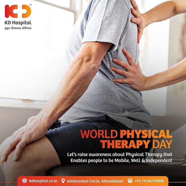 Physiotherapists play a huge role in keeping people fit and well, especially during this pandemic situation. Their efforts and contribution to the medical field, have given back mobility & the joy of restoring movement to many.

#KDHospital #WorldPhysiotherapyDay #PhysicalTherapy #Physiotherapy #Physiotherapist #Rehabillitation #RestoreMovement #Mobility #Fitness #Doctors #Diagnosis #Therapeutics #goodhealth #soical #socialmediamarketing #digitalmarketing #wellness #wellnessthatworks #Ahmedabad #Gujarat