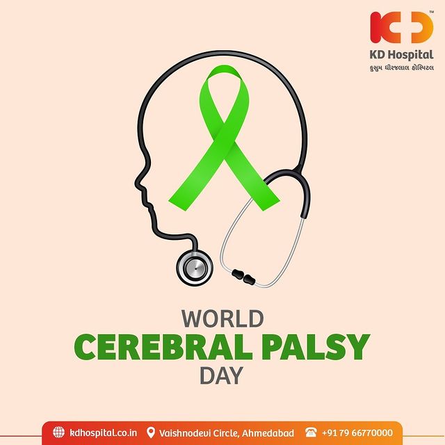 Cerebral Palsy is one of the most common childhood disabilities that hinders their ability to move & maintain balance. It is the result of an injury caused to the brain during & after birth.
Stay aware & keep a watch for the early signs of Cerebral Palsy.

#KDHospital #WorldCerebralPalsyDay #Brain #cerebralpalsy #disability #cerebralpalsyawareness #specialneeds #disabilityawareness #cerebralpalsykids #disabled #autism #downsyndrome #cerebralpalsywarrior #epilepsy #wheelchair #motivation #nevergiveup #mentalhealth  #Disorder  #Ahmedabad #Gujarat #India