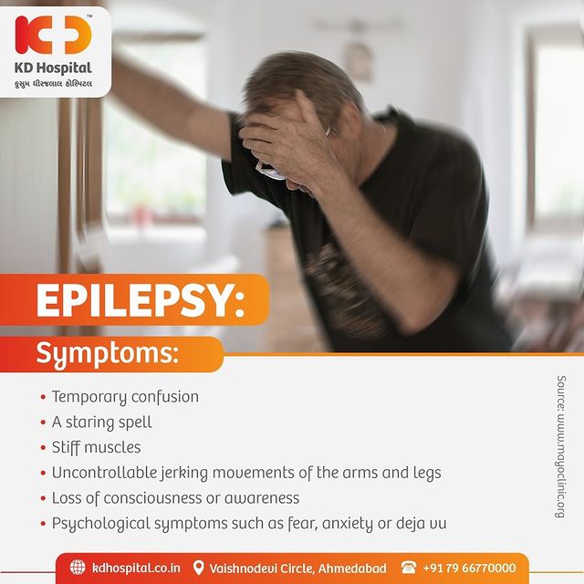 Call it a disease or a disorder but its consequences are severe. 
Epilepsy is the fourth most common neurological disorder and affects people of all ages.
Offering a 20% discount on our expert doctor's consultation concessional rates on investigations, Call now: +91 9825993335 to book an appointment. 
Valid till 31st Dec'21 only.

#KDHospital #doctor #epilepsy #neurosurgeon #neurologist #neurodepartment #therapist #geneticdisorder #braininjury #healthylifestyle #medlife #goodhealth #health #fitness #healthyliving #patientscare #Ahmedabad #Gujarat