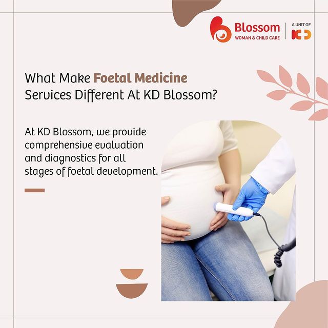 Our foetal medicine specialists manage your health concerns in a nurturing way!

Our routine check-ups and lab tests have been designed in an efficient manner to ensure the diagnosis of the abnormalities on time and prevent the baby and mother from high risks.

For Further Guidance, You Can Call Us On: +9179 6677 0000 or visit the link in bio 

#KDBlossom #KDHospital #WomensHospital
#AhmedabadHospital #Ahmedabad #Incubators #NewBornCare #WomensHealth #Maternity #Counselling #Pregnancy #PregnancyCare #LatestTechnologies #Gynaecology #Gynaecologist #AhmedabadGynaecologist #Obstetrics #IVF #Infertility #FoetalMedicine #Paediatrics #BloomWithBlossom