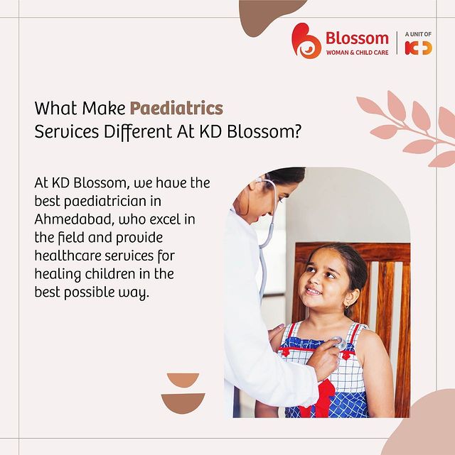 Our paediatricians manage your child and his needs with warmth and a nurturing way!

Our team of specialized nurses and best paediatrician in Ahmedabad make your kid feel at home and enjoy as much as they want, even while staying in the hospital.

For Further Guidance, You Can Call Us On: +9179 6677 0000 or visit the link in bio 

#KDBlossom #KDHospital #WomensHospital #AhmedabadHospital #Ahmedabad #Incubators #NewBornCare #WomensHealth #Maternity #Counselling #Pregnancy #PregnancyCare #LatestTechnologies #Gynaecology #Gynaecologist #AhmedabadGynaecologist #Obstetrics #IVF #Infertility #FoetalMedicine #Paediatrics #BloomWithBlossom