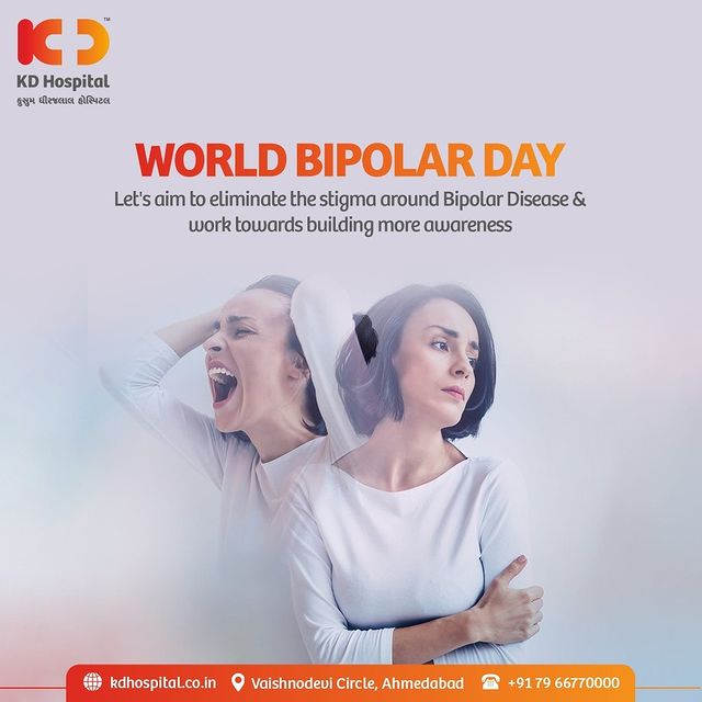 #DidYouKnow

Vincent Van Gogh is the inspiration behind World Bipolar Day. The goal of World Bipolar Day (WBD) is to raise global awareness of bipolar diseases and reduce societal stigma associated with them.

#KDHospital #WorldBipolarDay #moodswings #depression #MentalHealth #Healthymind #wellness #goodhealth #wellnessthatworks #safety #healthandsafety #health #trendinginahmedabad #wellness #YoursToMake #Ahmedabad #Gujarat #India