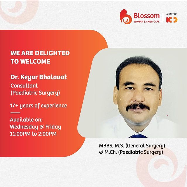 KD Blossom welcomes Dr. Keyur Bhalavat, Consultant (Paediatric Surgery) who has more than 17 years of experience in Specialised in Hypospadias and Paediatric Genital Surgery & Re-exploration.

#KDBlossom #KDHospital #WomensHospital 
#AhmedabadHospital #Ahmedabad #Incubators #NewBornCare #WomensHealth #Maternity #Counselling #Pregnancy #PregnancyCare #LatestTechnologies #Gynaecology #Gynaecologist #AhmedabadGynaecologist #Obstetrics #IVF #Infertility #FoetalMedicine #Paediatrics #HighPregnancy #WelcomeAboard #KDBlossomTeam