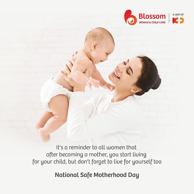 In 2003, India became the first country to observe  April 11 as National Safe Motherhood Day every year. It aimed  to raise awareness about adequate access for care during pregnancy, Childbirth and postnatal services along with a focus on reducing anaemia.

To all women -  be a mother to your child and be a mother to yourself also.

#KDBlossom #KDHospital #WomensHospital #AhmedabadHospital #Ahmedabad #Incubators #NewBornCare #WomensHealth #Maternity #Counselling #Pregnancy #PregnancyCare #LatestTechnologies #Gynaecology #Gynaecologist #AhmedabadGynaecologist #Obstetrics #IVF #Infertility #FoetalMedicine #Paediatrics #BloomWithBlossom