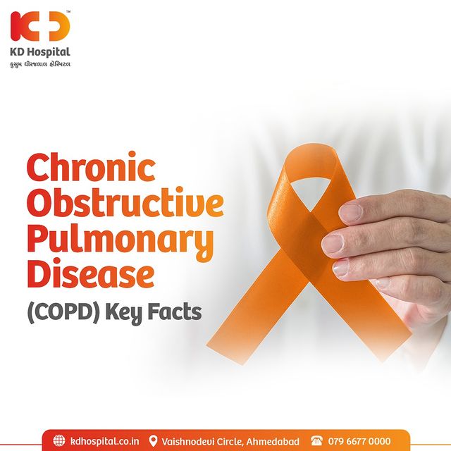 Let's raise awareness about the key facts of COPD & work towards its prevention. Chronic Obstructive Pulmonary Disease; COPD is a group of diseases causing airflow blockage and breathing-related problems. It is the third leading cause of death worldwide. 
Proper treatment can help slow down this condition's progression while controlling the symptoms.

@gold_copd 

#KDHospital #WorldCOPDDay #RespiratoryHealth #COPD #GOLDCOPD2022 #chronicobstructivepulmonarydisease #COPDMonth  #pulmonologist #COPDAwarenessMonth #COPDAwarenessMonth2022 #BreatheBetter  #lungcare #copd  #interactivegrams #instagrameverywhere #YoursToMake #Ahmedabad #Gujarat #india