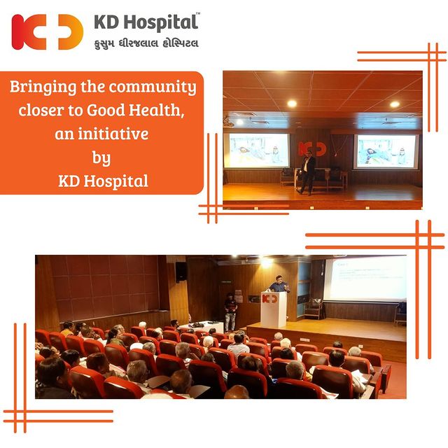 KD Hospital organised a special Health Talk with Sthanak Jain Senior Citizen Group, Ambawadi to raise awareness. The prominent speakers of the event included Dr Amir Sanghavi, Dr Divakar Jain, Dr Darshil Shah, Dr Love Patel, and Dr Abhishek Rajpopat. An excellent response was received from the audience during the event.

#KDHospital #Hi5KD #5yearsofhealingKD #QualityCare #wellness #goodhealth #Medical #Medicine #besthospital #hospital #Healthylife #RegularCheckups #WellnessThatWorks #healthyliving #healthcare #physicians #surgeon #healthybody #health #healthyfood #healthylifestyle #healthiswealth #healthcare #healthandwellness #healthtips #healthgoals #healthfirst #healthtalk #healthmatters #healthliving