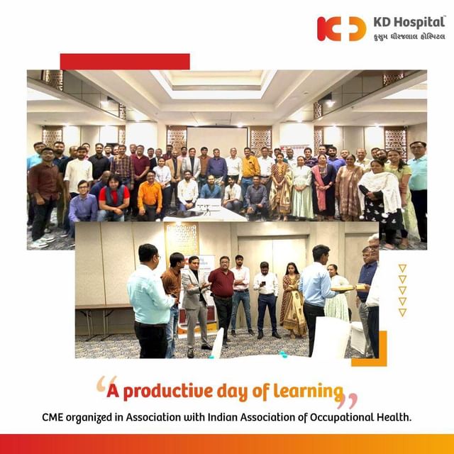 Empowering healthcare professionals through knowledge sharing! 

KD Hospital and the Indian Association of Occupational Health join hands for an enriching academic session.

#KDHospital #IAOH #HealthcareEducation #KnowledgeSharing #OccupationalHealth  #Hi5KD #5yearsofhealingKD #hospital #medical #healthcare  #Healthylife #RegularCheckups #WellnessThatWorks  #healthyliving #healthcare #physicians #surgeon #healthybody #prevention #checkup #healthylifestyle #medical #healthcare #healthandwellness  #trendinginahmedabad #ahmedabad