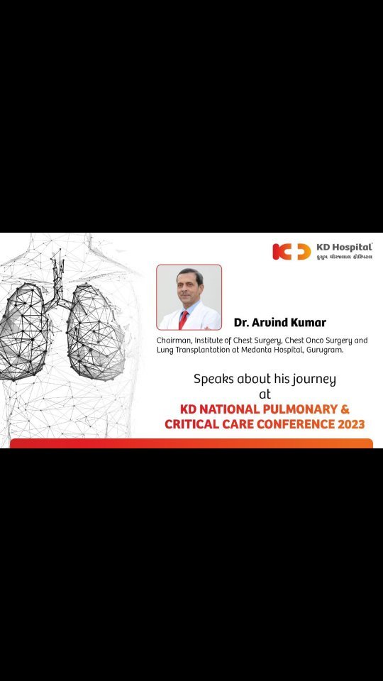 Listen to our exceptional speaker Dr Arvind Kumar, Chairman, Institute of Chest Surgery, Chest Onco Surgery and Lung Transplantation at Medanta Hospital, Gurugram briefing at KD National Pulmonary and Critical Care Conference 2023. 

If you missed the session we have got it covered for you.
Please click on the link in Bio to KD Hospital's Youtube Channel & subscribe for regular updates.
We remain dedicated towards providing valuable insights and organising Continued Medical Education (CME) for all Healthcare professionals.

#KDHospital #Hi5KD #5yearsofhealingKD #KDPulmonaryCare #CriticalCareConference #MedicalEducation #HealthcareAdvancements #health #KDPulmonaryUpdate #CriticalCare2023 #StayAheadInMedicine #PulmonaryAndCriticalCare #MedicalWorkshop #DiagnosticTools #MedicalAdvancements #ContinuingEducation #MedicalCommunity #MedicalExperts #medicine #breathe #medical #healthcare #doctors #medstudent #physician #lungs #physician #icu #criticalcaremedicine