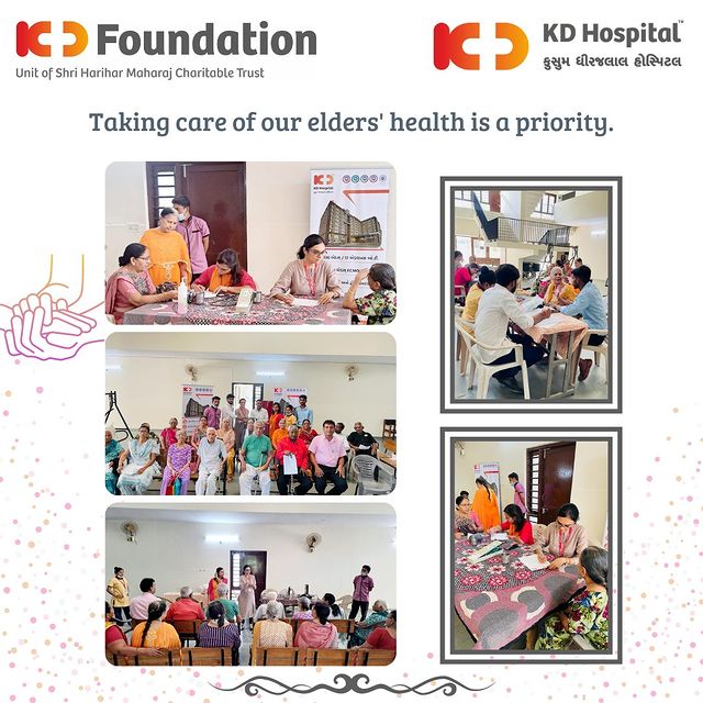 Promoting healthy living and spreading smiles! 
KD Foundation organized a Basic Health Screen Camp at Jeevan Sandhya Vrudhashram. Our team had a great time connecting with the community and providing them with essential health services. 

#KDHospital #Hi5KD #5yearsofhealingKD #healthforall #KDFoundation #health #nutrition #wellness #5yearsofcommunityservice #health #old #community #help #care #aging #caregiver #elderly #seniorcare #seniorliving #elderlycare #oldage #oldagehome #oldagecare #oldagelove #oldagehomes #healthscreening #communityservice #healthforall #communityhealth