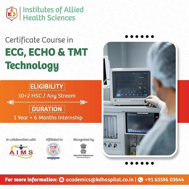 Discover the Power of Diagnostics! 
Admissions are open for our cutting-edge programs in ECG, ECHO, and TMT Technology. Enrol today and unlock your potential in the world of medical diagnostics.
Call now on +91 6359603644 to enrol in our Certificate Courses. To apply online visit the link in Bio.

#KDIAHS #KDHospital #Hi5KD #5yearsofhealingKD
#health #education #study #technology #science #medicine #hospital #medical #healthcare #heart #stress #stressrelief #stressmanagement #hospital #service #medical #healthcare #hospital #medical #healthcare #cardio #heart #doctors #cardiologia #cardiology #heartdisease #cardiologylife #cardiologyjobs #cardiologyhospital