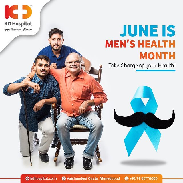 Gentlemen, it's time to take charge of your health.
Whether it's physical fitness, mental well-being, or preventive measures, your health matters! Let's make this month the beginning of a healthier and happier lifestyle for all the incredible men out there! 

Kickstart your journey towards 