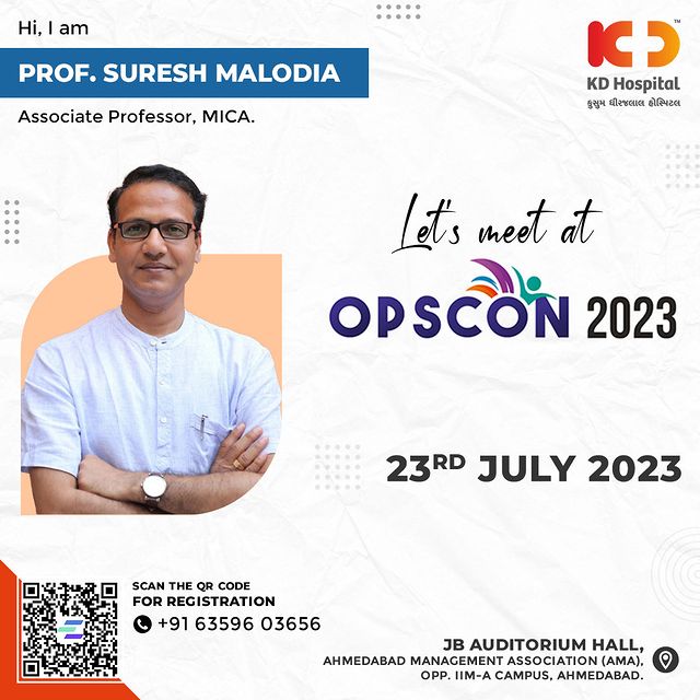 Unlock the power of communication in healthcare with Prof. Suresh Malodia's keynote address at OPSCON2023 -  Transforming Healthcare Operations. Gain valuable insights on - Building Effective Communication Channels to Improve Patient Satisfaction and Experience.

Click here to register now https://easebuzz.in/link/kd-operational-meet-2023-TWYF3 or call us at +91 63596 03656 for more information.

#KDOpsCon #KDHospital #HospitalOperations #HealthcareExcellence #Conference2023 #OPSCON2023 #HealthcareProfessionals #HealthcareTransformation #LeadershipMatters #TransformingHealthcare #OperationalExcellence #EfficiencyMatters #HospitalOperations #Collaborate #Innovate #Revolutionize #event #opportunity #conference #conferences #healthcareprofessional #healthcareworker #hospital #medical #healthcare #frontlineworkers #Ahmedabad