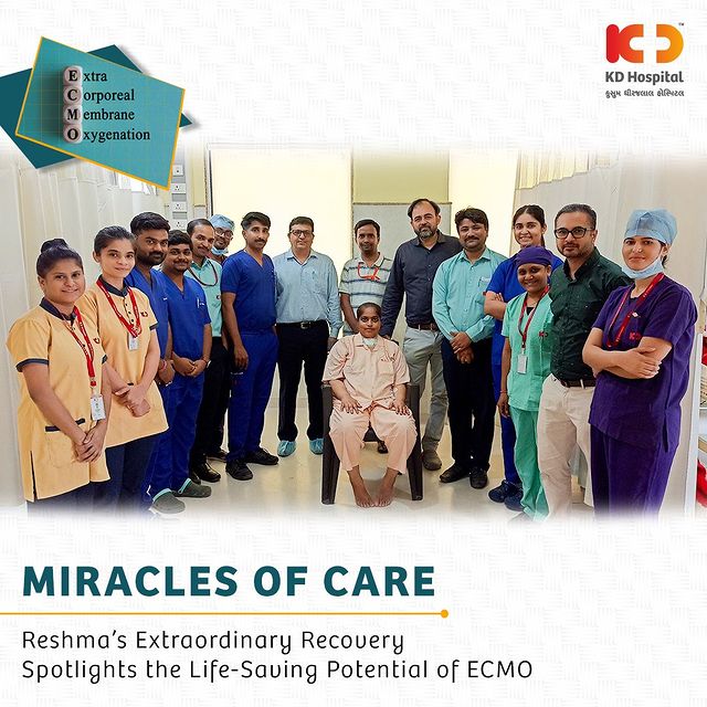 Witness Reshma Shinde's remarkable recovery - an inspiring testament to the power of medical expertise and unwavering courage. 
With the support of the incredible team led by Dr Jigar Mehta, she defied the odds and emerged stronger.

#KDHospital #miraclesofcare #Care #ECMO #PatientCare #wellness #Hemoptysis #goodhealth #Nursing #medicine #hospital #respiratory #mobility #treatment #rehab #strengthandconditioning #physiotherapy #physicaltherapist #physiotherapist #respiratoryhealth #doctor #medical #doctors #hearthealth #physician #cardiology #lungs #physicians #pulmonaryhypertension