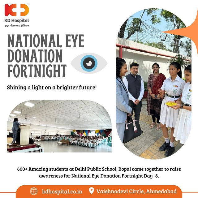 Shining a light on the importance of giving the gift of sight during National Eye Donation Fortnight. 
Our awareness sessions at Delhi Public School and Lokmanya College of Nursing are spreading the message of hope and vision for a brighter future.

#KDHospital #DonateLife #EyeDonation #EyeDonationAwareness #AnagDaanCharitableTrust #NationalEyeDonationFortnight2023 #VisionAwareness #VisionForAll #SightForAll #CommunityEmpowerment #EyeDonation #Eye #EyeDonationFortnight #GiftofSight #EyeHealthMatters #VisionForChange #charity #care #helpingothers #donation #helpothers #eyecare #eyehealth #transplant #donor #organdonation #giftoflife #donors