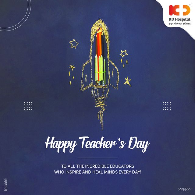 Happy Teachers' Day to all the incredible educators out there! 
Your dedication and passion for nurturing minds are truly inspiring. 
Thank you for making a difference every day! 

#KDHospital #HappyTeachersDay #TeachersDay #Teacher #ThankYouTeacher