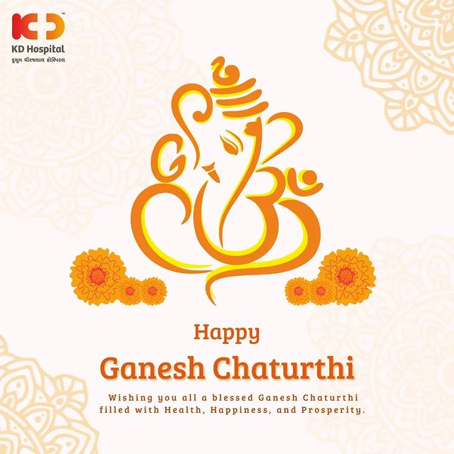 May the divine blessings of Lord Ganesh fill your life with joy, prosperity, and good health. 

Wishing you a blessed Ganesh Chaturthi from the KD Hospital family!