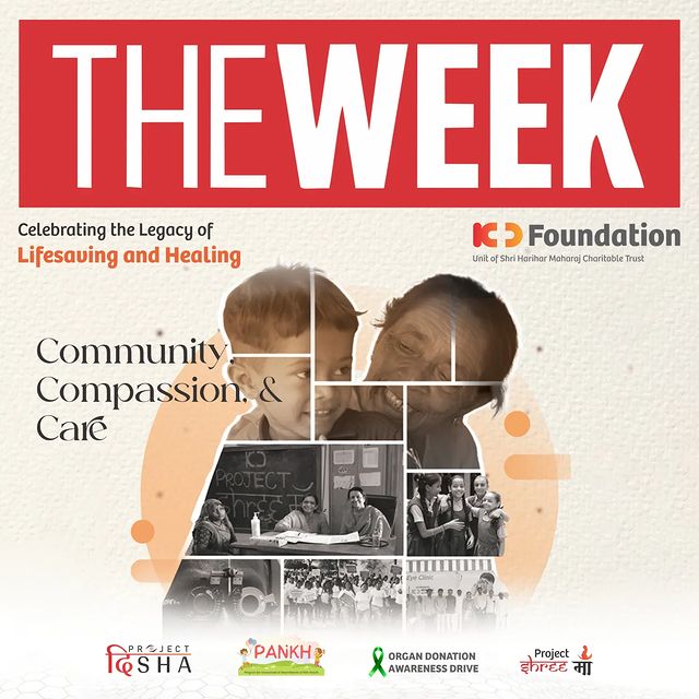 We are deeply honoured, excited, and grateful to see KD Foundation's remarkable journey showcased in 'THE WEEK' magazine. This recognition is a tribute to the collective impact we have achieved.

Our flagship initiative, Project DISHA, has extended its reach to the farthest corners of rural Gujarat, instilling hope and empowerment. Our primary goal is to eradicate 'Avoidable Blindness' by delivering essential eye care services directly to the doorsteps of underserved communities with limited access and awareness.

@theweek_magazine @kdhospitalofficial