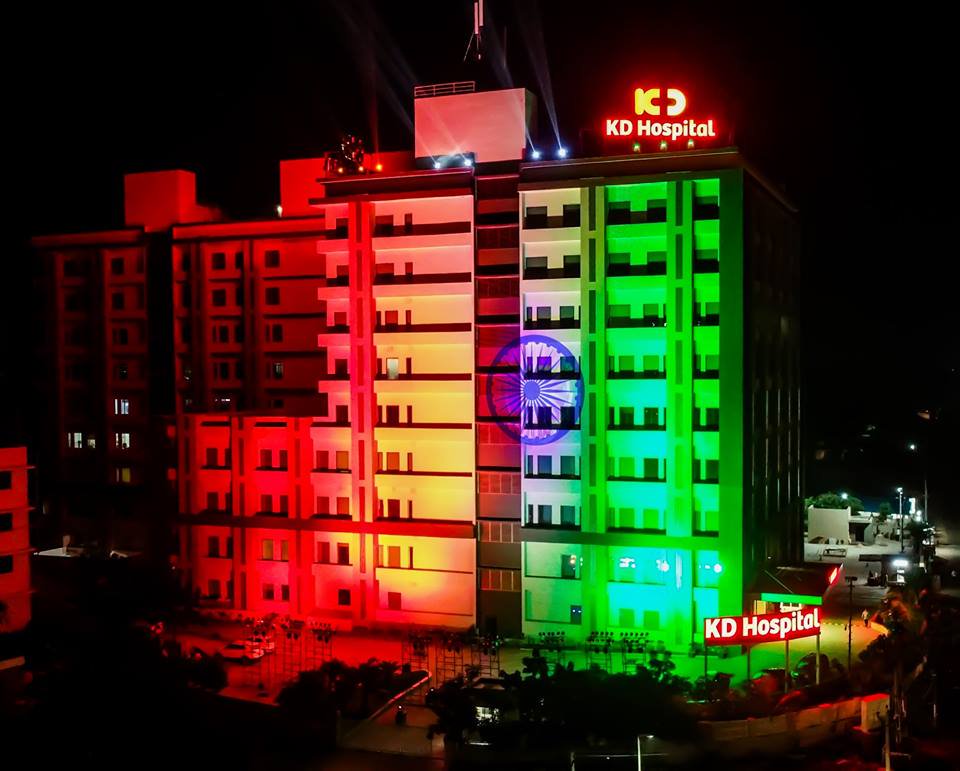 On the occasion of our 72nd Independence Day, we lit up our hospital in the colours of our tricolour, the colours of freedom! Our flag represents the struggle and perseverance of our freedom fighters who ensured a free and independent India. Jai Hind!#IndependenceDay #healthcare https://t.co/xyciULZe7n