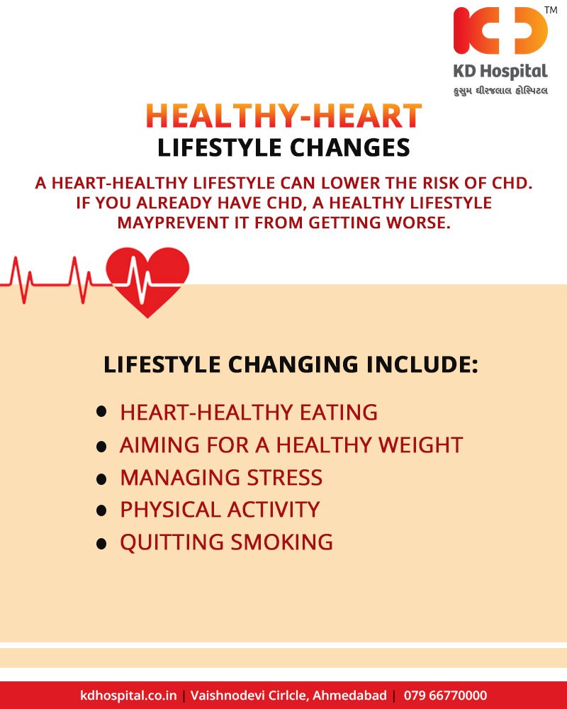 The Health of your heart is in your hands.

#KDHospital #Ahmedabad #Healthcare #HealthyLifestyle #GoodHealth #HealthyHeart #WorldHeartDay https://t.co/KAEauBfBK2